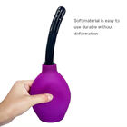 Bộ dụng cụ bóng đèn Enema linh hoạt 224ML Dụng cụ thụt rửa hậu môn bằng silicon cho nam giới và phụ nữ