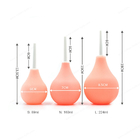 Ống tiêm bóng đèn cao su dành cho nam giới và phụ nữ Bộ dụng cụ trị liệu 7 Ounce silicone với 2 vòi phun