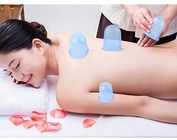 Bộ trị liệu giác hơi bằng silicon Bộ 4 cái chống cellulite để massage hút chân không