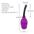Bóng đèn Enema dành cho nam giới, Dụng cụ thụt rửa hậu môn cho nữ giới, Dụng cụ làm sạch âm đạo hoặc hậu môn có thể tái sử dụng với vòi mềm và mịn, 224ML (Màu tím)