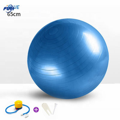 Thân thiện với môi trường 65cm 95cm Anti Burst Gym Pilates Pvc Yoga Ball có đế
